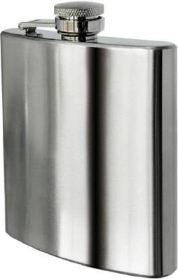 CPEX Jim Beam Design Stainless Steel Embossed Hip Flask, 10 oz/296 ml Hip Flask(296 ml)