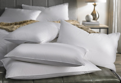 Swikon star Polyester Fibre Solid Sleeping Pillow Pack of 4(White)