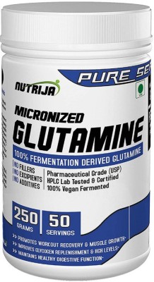 NutriJa Micronized Glutamine Muscle Growth and Recovery - Pack Of 1 Glutamine(250 g, Pineapple)