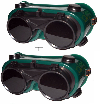DUMDAAR Heavy duty Goggles Welding Safety Goggle Pack of 2pcs (Free-size) Heavy duty Goggles Welding Safety Goggle Pack of 2pcs (Free-size) Welding  Safety Goggle(Free-size)