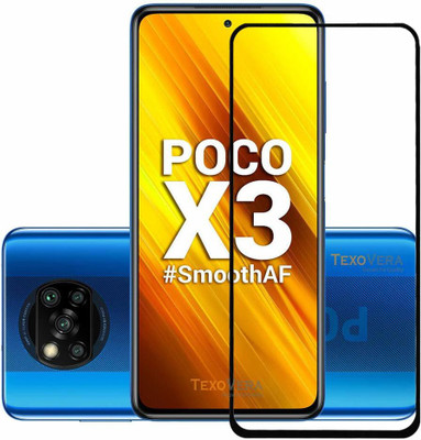 GDBUY Edge To Edge Tempered Glass for POCO X3(Pack of 1)