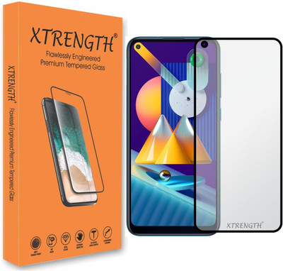 XTRENGTH Edge To Edge Tempered Glass for REALME 7i(Pack of 1)