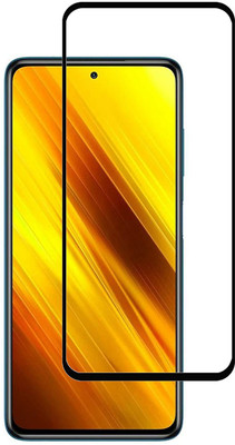 Bai and kaka Edge To Edge Tempered Glass for Poco X3 Pro(Pack of 1)