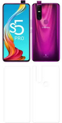 VPrime Front and Back Screen Guard for Infinix S5 Pro(Pack of 2)