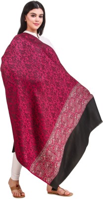 CLASSIC SALES Wool Woven Women Shawl(Pink)