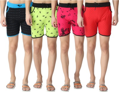 FASHA Printed Men Multicolor Regular Shorts