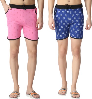 FASHA Printed Men Multicolor Regular Shorts