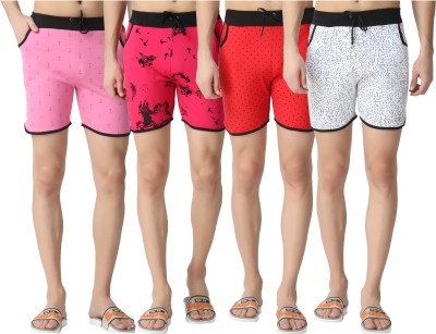 FASHA Printed Men Multicolor Regular Shorts