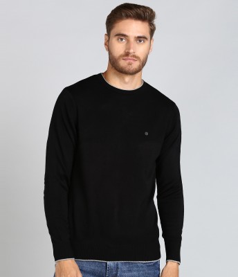 numero-uno-solid-round-neck-casual-men-black-sweater