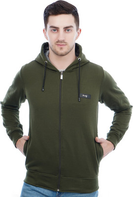 Burdy Full Sleeve Solid Men Sweatshirt