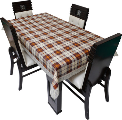 Glassiano Printed 4 Seater Table Cover(Multicolor, Polyester)