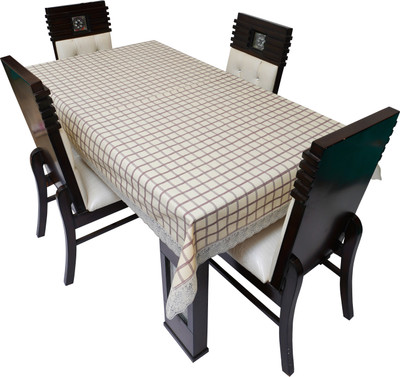 Glassiano Printed 4 Seater Table Cover(Multicolor, Polyester)