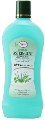 Ayur Herbal Astrignet with Aloe Vera 500ml Men & Women(500 ml)