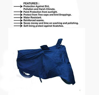 RPSENTTERPR Two Wheeler Cover for Bajaj(Pulsar 135 LS DTS-i, Blue)