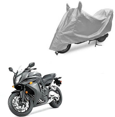 RPSENTTERPR Waterproof Two Wheeler Cover for Honda(CBR 650F, Silver)