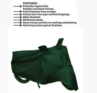 RPSENTTERPR Two Wheeler Cover for Bajaj(Pulsar 135 LS DTS-i, Green)