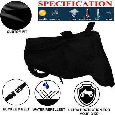 RPSENTTERPR Waterproof Two Wheeler Cover for Mahindra(Flyte, Black)
