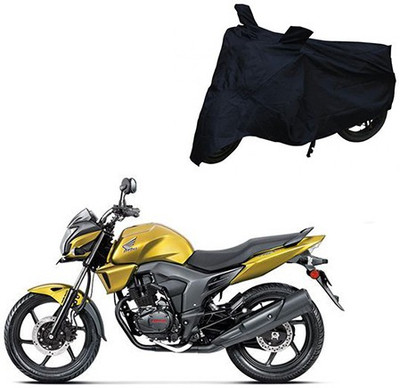 RPSENTTERPR Waterproof Two Wheeler Cover for Honda(CB Trigger, Black)