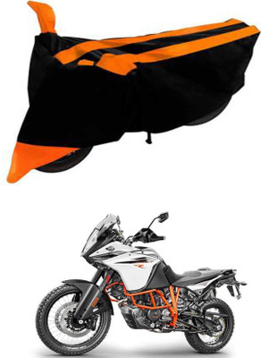RONISH Two Wheeler Cover for KTM(1050 Adventure, Black, Orange)