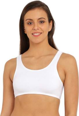 JOCKEY Women Sports Non Padded Bra(White)