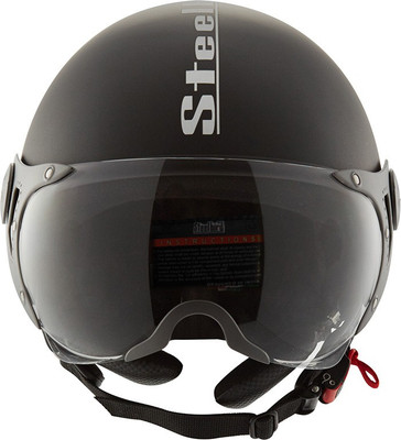 Steelbird SB-27 Style Motorbike Helmet(Black)
