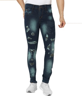 Aarzu Style Slim Men Blue Jeans