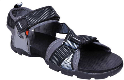 Sparx SS 105 Men Sandals(Black, Grey , 7)