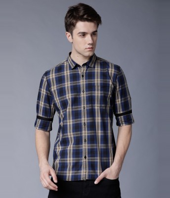 HIGHLANDER Men Checkered Casual Multicolor Shirt