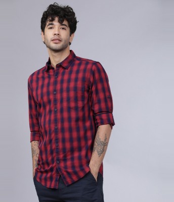 HIGHLANDER Men Checkered Casual Multicolor Shirt