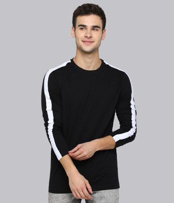 JUST DRESS BETTER Solid Men Round Neck Black T-Shirt