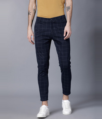 HIGHLANDER Slim Fit Men Blue Trousers