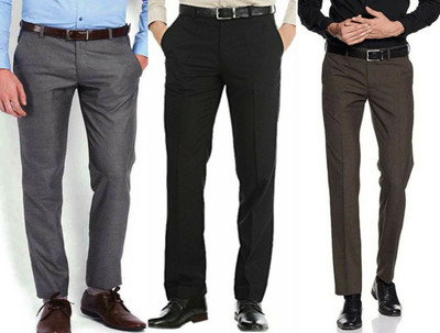 ZEE GOLD Regular Fit Men Multicolor Trousers