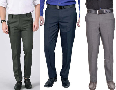 ZEE GOLD Regular Fit Men Multicolor Trousers