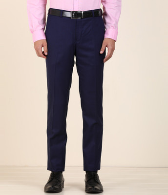Raymond Slim Fit Men Dark Blue Trousers