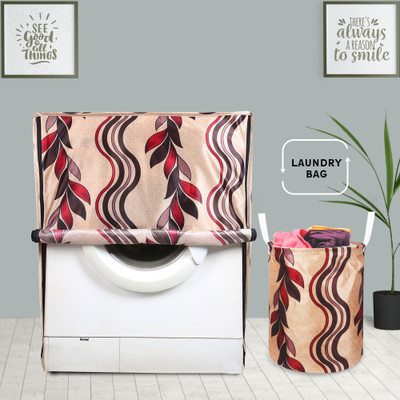 E-Retailer Front Loading Washing Machine  Cover(Width: 58 cm, Brown)