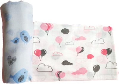 PEUBUD Animal Crib Swaddling Baby Blanket for  AC Room(Cotton, Multicolor)