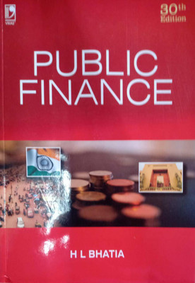 Public Finance(vikas publishing House, Dr H L Bhatia)