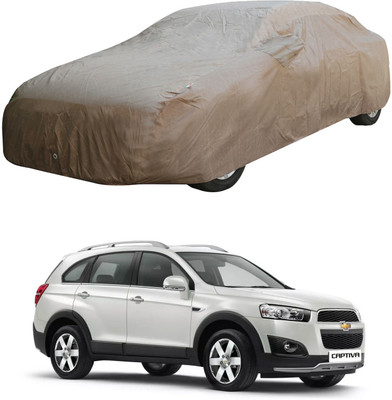 Oshotto Car Cover For Chevrolet Captiva (With Mirror Pockets)(Brown)