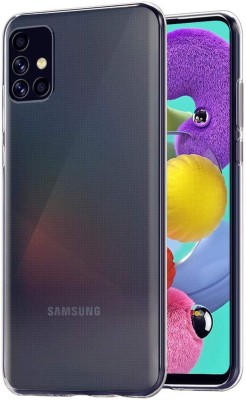SmartGoldista Back Cover for Samsung Galaxy M31s Plain Back Cover(Transparent, Grip Case, Silicon, Pack of: 1)