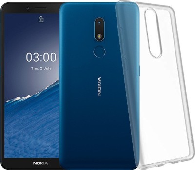 eCase Back Cover for Nokia C3(Transparent, Silicon)