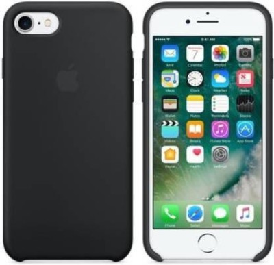 Big Wings Back Cover for Apple iPhone 7, APPLE iPHONE 8(Black, Shock Proof, Silicon, Pack of: 1)