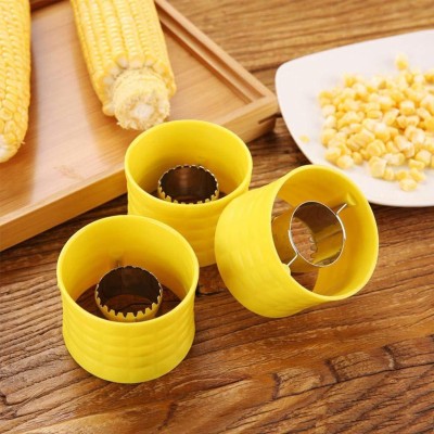 Nulomi Gadgets Kernel Corn Stripper Manual Portable Mini Circular Shaver threshing Cutter Stripping kernels Remover with Stainless Steel Blade Corn Scraper(1)