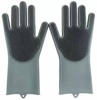 Reliable Mart Wet and Dry Glove Set(Free Size Pack of 2)