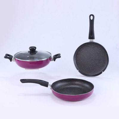 WONDERCHEF Induction Bottom Cookware Set(Aluminium, 3 - Piece)