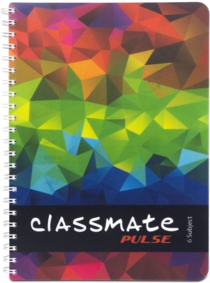 Classmate Pulse A4 Notebook Single Line 300 Pages(Multicolor)