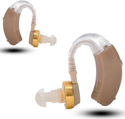 Enlinea Personal Sound Amplifier B-19 (Pack of 2) Behind the Ear Hearing Aid(Beige)