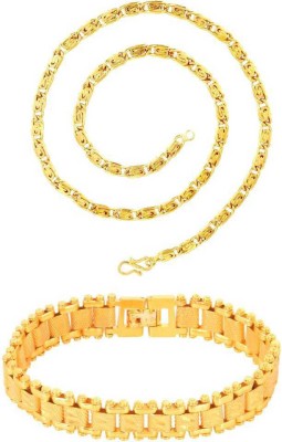 Jewar Mandi Brass Gold-plated Gold Jewellery Set(Pack of 1)