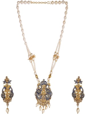 STYYLO FASHION Alloy Gold-plated Blue Jewellery Set(Pack of 1)