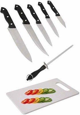 appigo chopping board white Kitchen Tool Set(Multicolor, Cutting Board, Knife, Peeler)