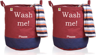 YELLOW WEAVES 50 L Multicolor Laundry Bag(Polyester)